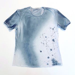 Men’s | Tie Dye T-Shirt | Gray & White | S